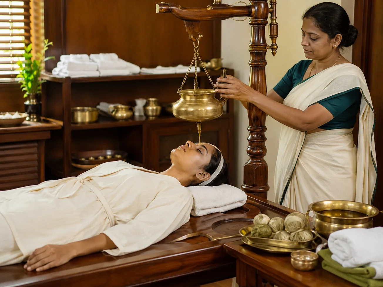 Pradhana Karma main Ayurvedic therapy procedure
